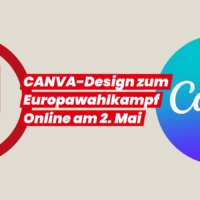 CANVA-Design zum Europawahlkampf