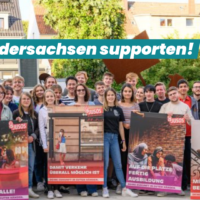 Solidarisch nach Niedersachsen: unterstützen im Wahlkampf!