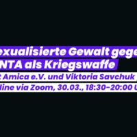 Online-Veranstaltung: Sexualisierte Gewalt gegen FINTA als Kriegswaffe